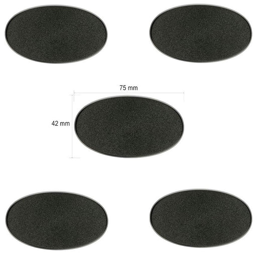 Citadel: 75X42mm Oval Bases (WO) Model Paints Games Workshop