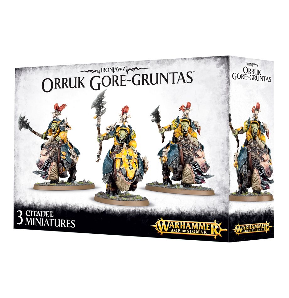 Orruk Warclans: Ironjawz Gore-gruntas  Games Workshop Age of Sigmar Taps Games Edmonton Alberta