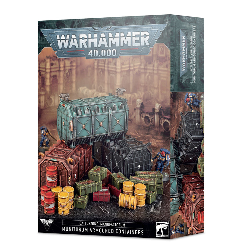 Munitorium Armoured Containers  Games Workshop Warhammer 40k Taps Games Edmonton Alberta