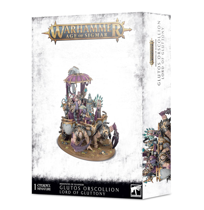 Hedonites of Slaanesh: Glutos Orscollion Lord of Gluttony (WO) Age of Sigmar Games Workshop   