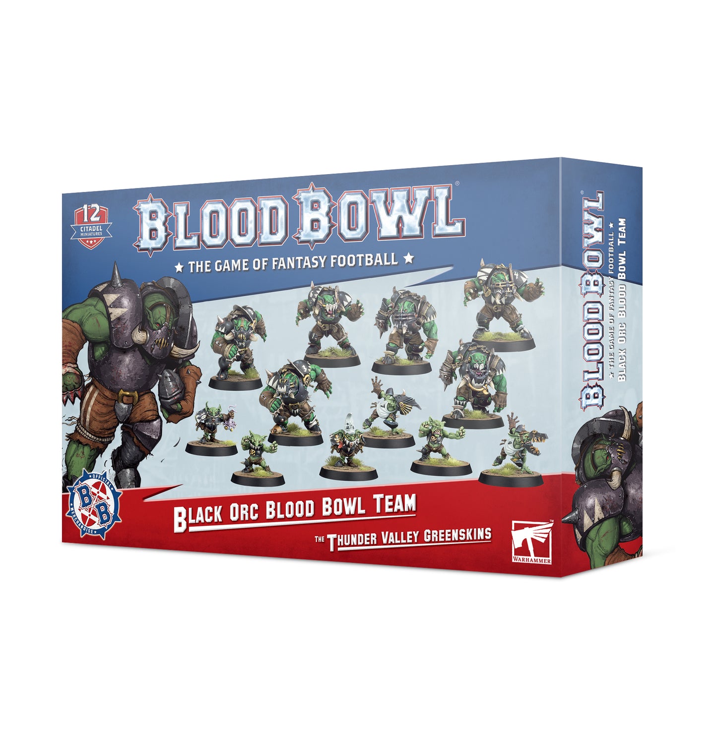 Blood Bowl: Black Orc Team - The Thunder Valley Greenskins Blood Bowl Games Workshop   
