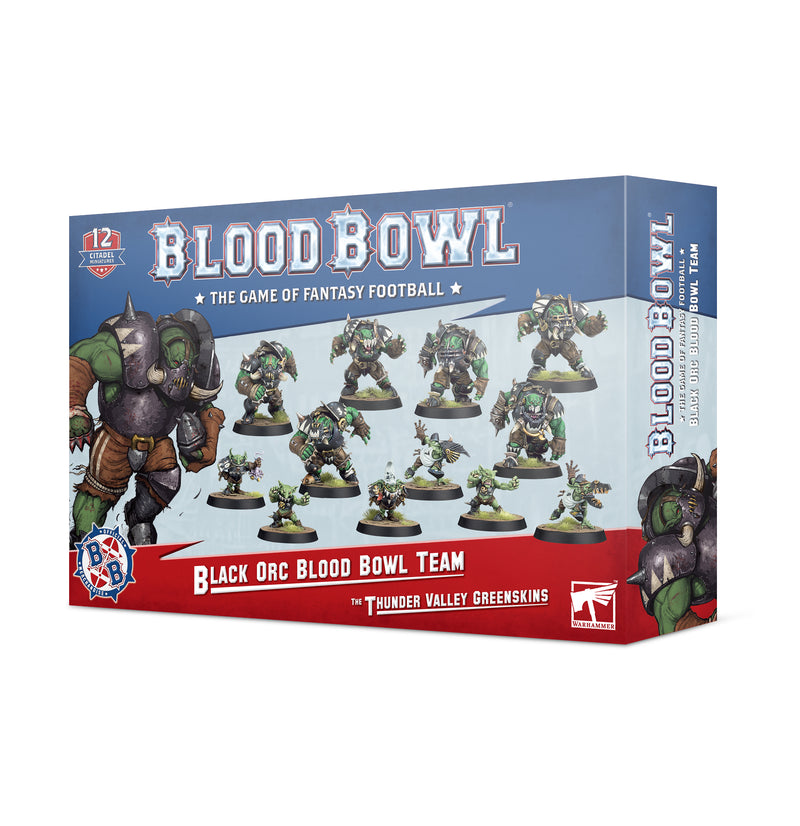 Blood Bowl: Black Orc Team - The Thunder Valley Greenskins Blood Bowl Games Workshop   