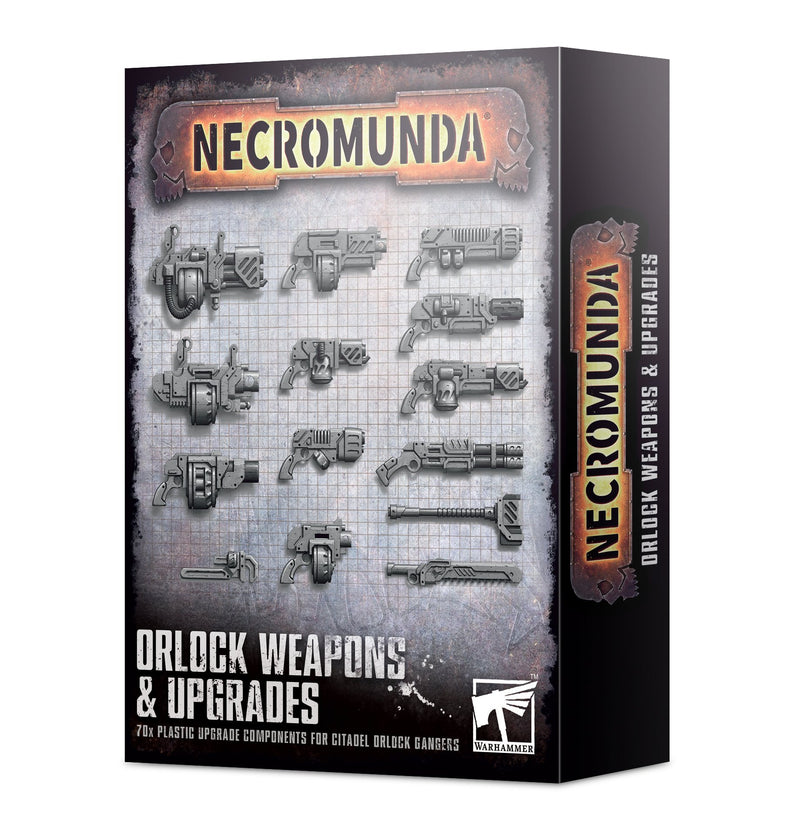 Necromunda: Orlock Weapons & Upgrades  Games Workshop Necromunda Taps Games Edmonton Alberta
