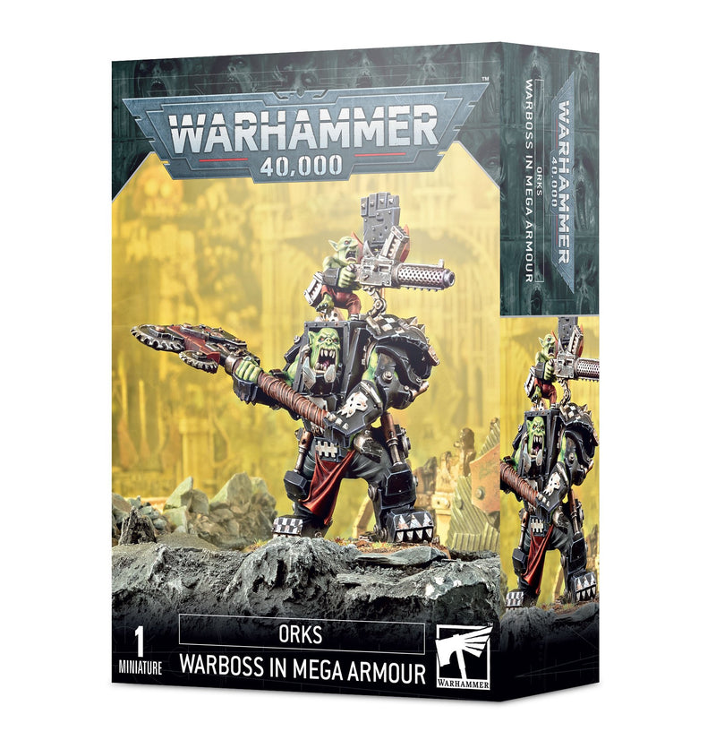Orks: Warboss in Mega Armour Warhammer 40k Games Workshop   