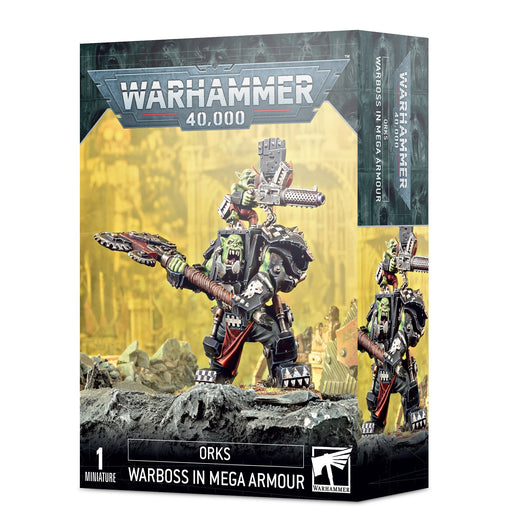 Orks: Warboss in Mega Armour Warhammer 40k Games Workshop   
