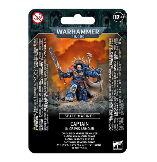Space Marines: Captain in Gravis Armour Warhammer 40k Games Workshop   