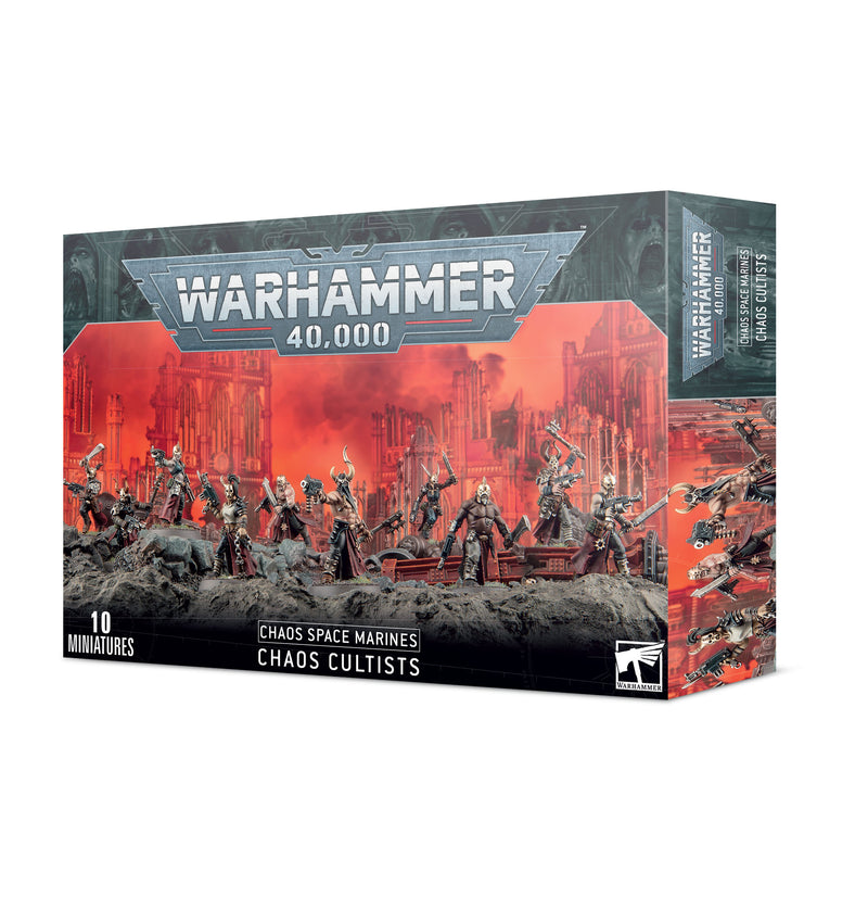 Chaos Space Marines: Chaos Cultists Warhammer 40k Games Workshop   