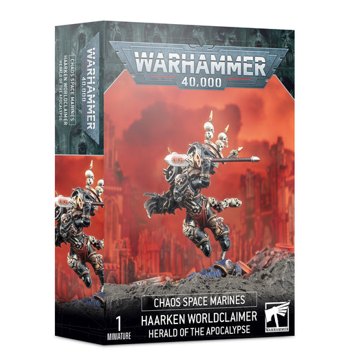 Chaos Space Marines: Haarken Worldclaimer Warhammer 40k Games Workshop   