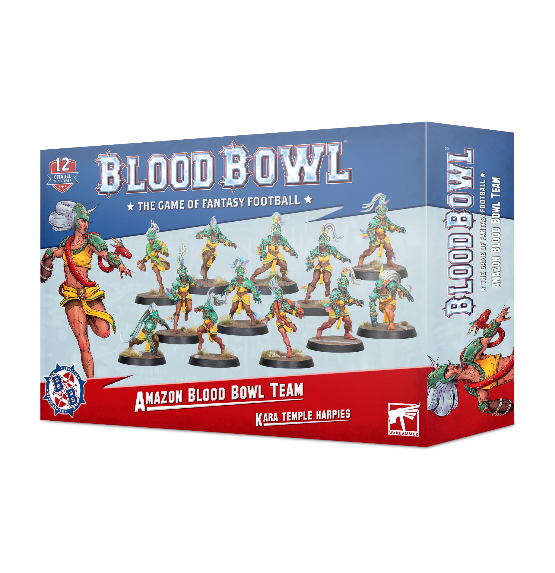Blood Bowl: Amazon Team - Kara Temple Harpies Blood Bowl Games Workshop   