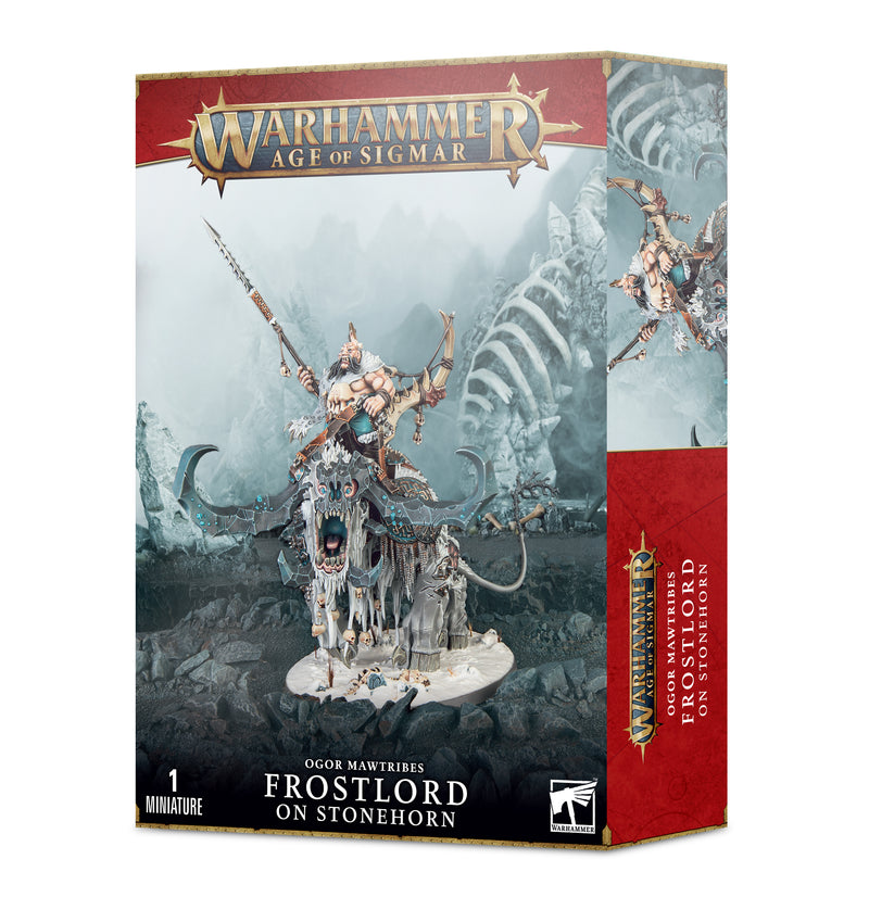 Ogor Mawtribes: Frostlord on Stonehorn Age of Sigmar Games Workshop   