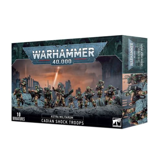 Astra Militarum: Cadian Shock Troops Warhammer 40k Games Workshop   