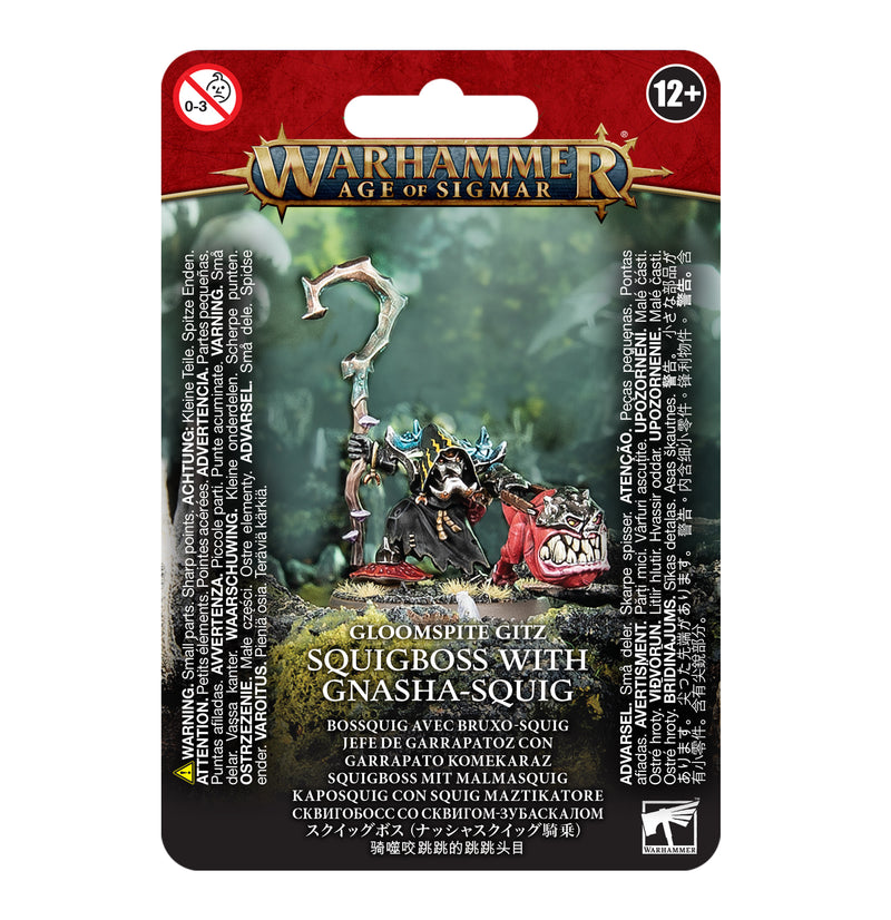 Gloomspite Gitz: Squigboss with Gnasha-squig Age of Sigmar Games Workshop   