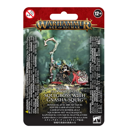 Gloomspite Gitz: Squigboss with Gnasha-squig Age of Sigmar Games Workshop   