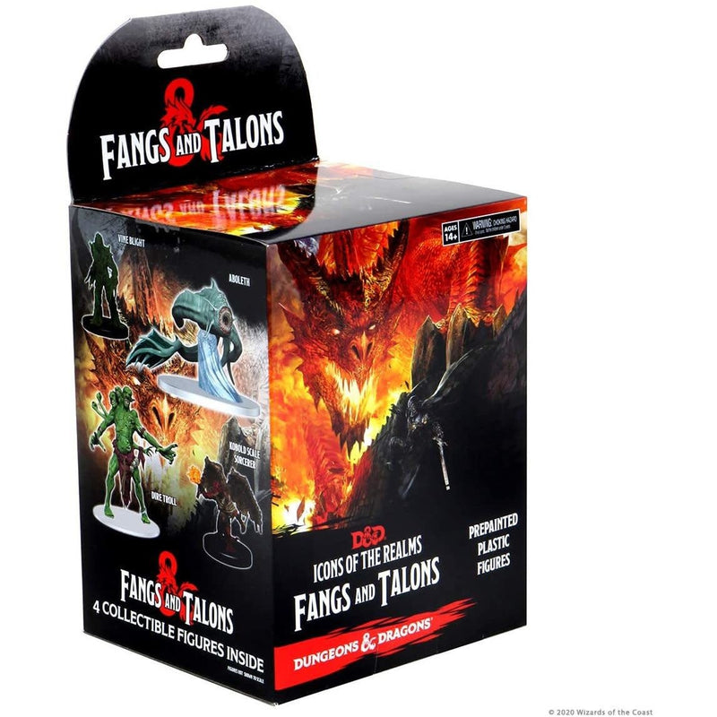 Icons Of The Realms - Fangs And Talons- Booster  WizKids D&D Miniatures Taps Games Edmonton Alberta
