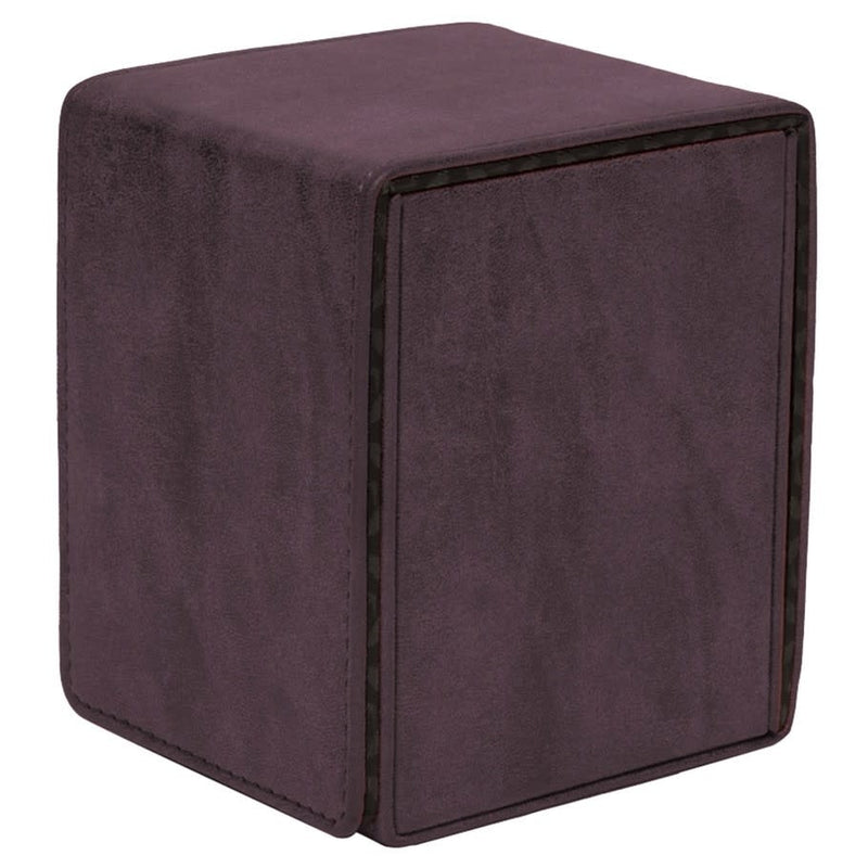 Ultra Pro: Alcove Flip Deck Box- Suede Amethyst Deck Boxes & Storage Ultra Pro
