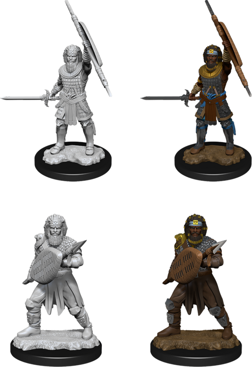 D&D Nolzur's Marvelous Miniatures: W13 Human Fighter (Male) Unpainted Miniatures WizKids