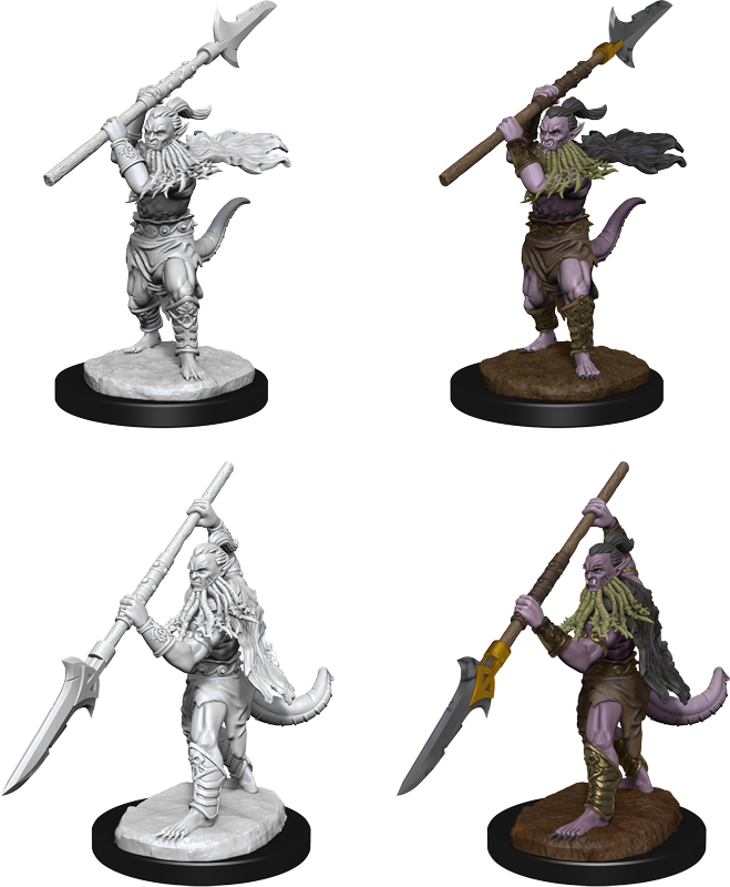 D&D Nolzur's Marvelous Miniatures: W13 Bearded Devils Unpainted Miniatures WizKids