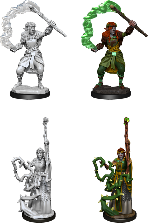 D&D Nolzur's Marvelous Miniatures: W13 Firbolg Druid Female Unpainted Miniatures WizKids