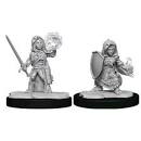 Pathfinder Battles Miniatures: W14 Female Halfling Cleric RPG Miniatures WizKids   