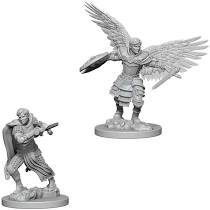 D&D Nolzur's Marvelous Miniatures: W6 Aasimar Fighter Unpainted Miniatures WizKids