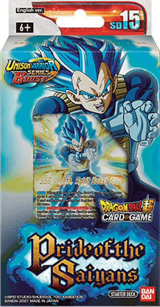 Dragon Ball Super SD-15 Pride of the Saiyans Starter Deck Dragon Ball Super Sealed Bandai   