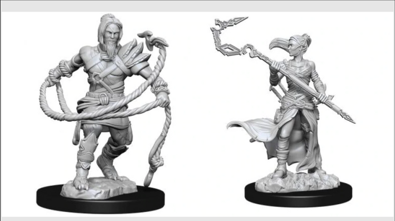 Magic: The Gathering Miniatures: W1 Stoneforge Mystic & Kor Hookmaster (Fighter, Rogue, Wizard) RPG Miniatures WizKids   