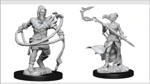 Magic: The Gathering Miniatures: W1 Stoneforge Mystic & Kor Hookmaster (Fighter, Rogue, Wizard) RPG Miniatures WizKids   