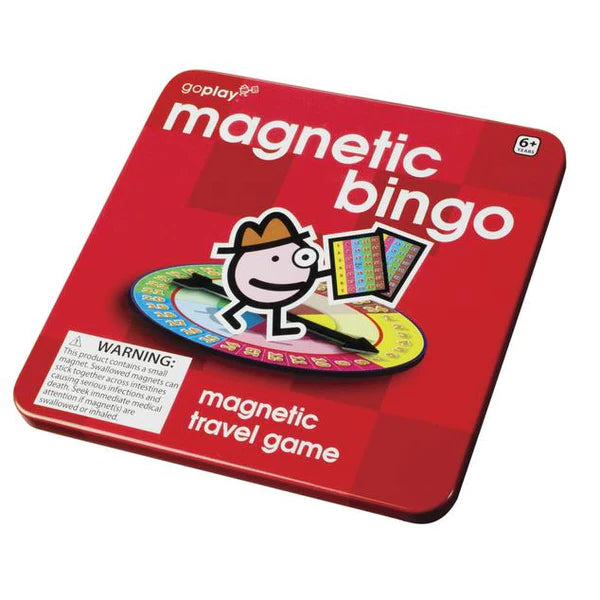 GoPlay Travel game: Magnetic Bingo Board Games Wood Expressions   