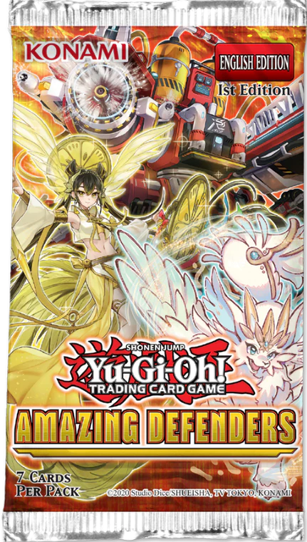 Yu-Gi-Oh Amazing Defenders Booster Pack (1st Edition) Yugioh Sealed Yu-Gi-Oh!   