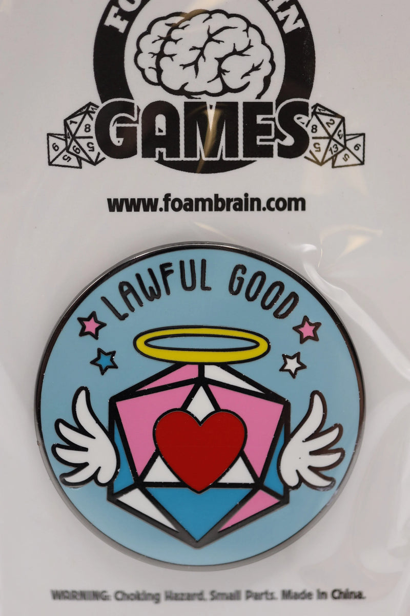 Transgender Lawful Good Pride Flag Allignment Pin Stickers, Pins & Patches Foam Brain Games