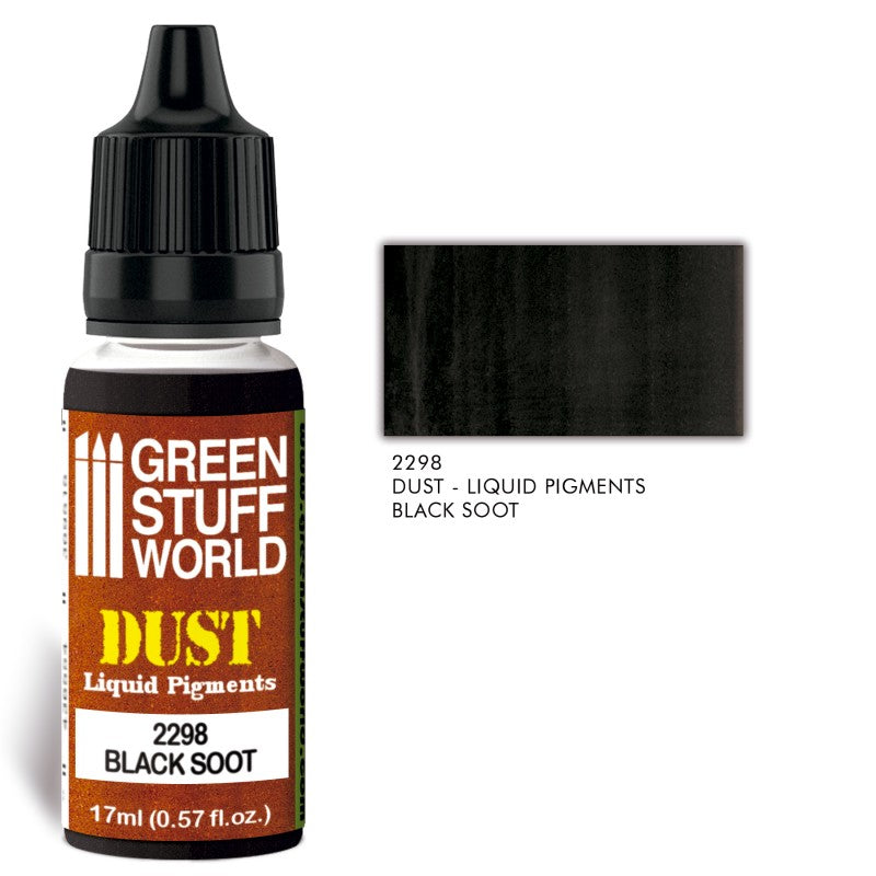 Green Stuff World: Liquid Pigments Black Soot Dust Model Tools & Glue Green Stuff World