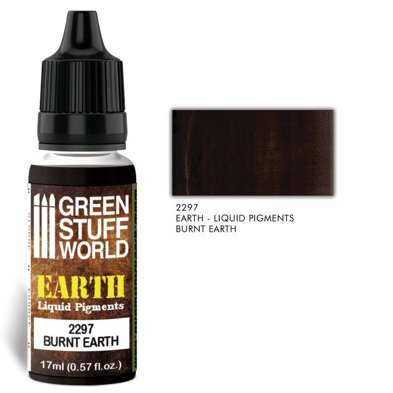 Green Stuff World: Liquid Pigments Burnt Earth Paint, Tools and Bases Green Stuff World   