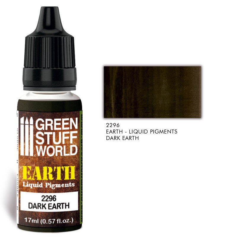 Green Stuff World: Liquid Pigments Dark Earth Paint, Tools and Bases Green Stuff World   