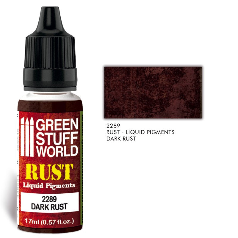 Green Stuff World: Liquid Pigments Dark Rust Paint, Tools and Bases Green Stuff World   