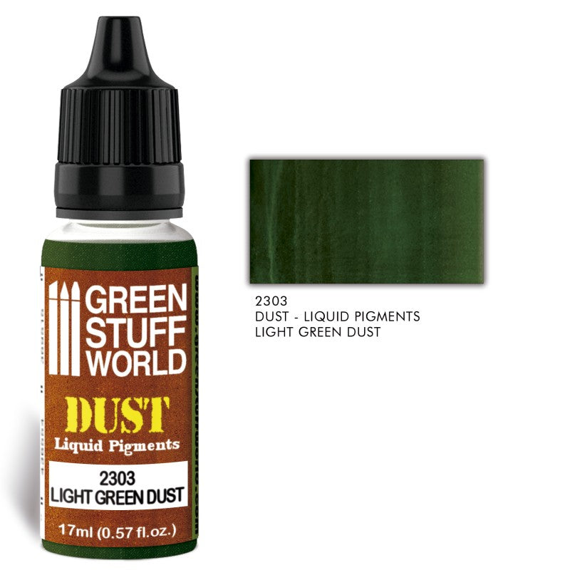 Green Stuff World: Liquid Pigments Light Green Dust Paint, Tools and Bases Green Stuff World   