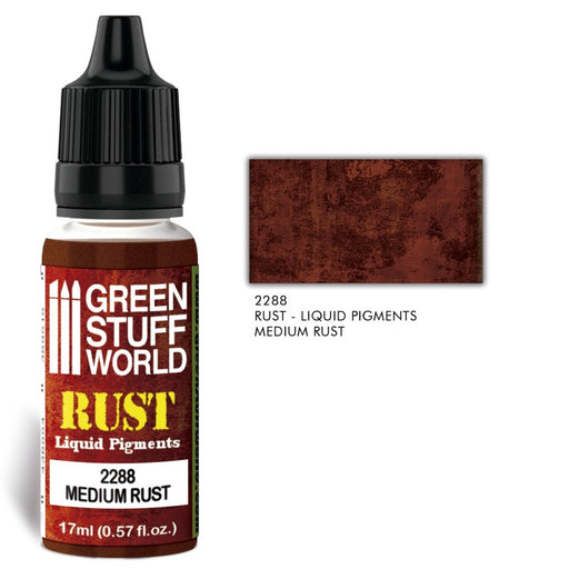 Green Stuff World: Liquid Pigments Medium Rust Model Tools & Glue Green Stuff World