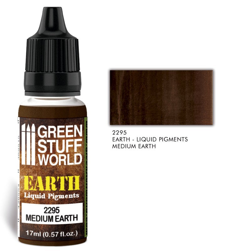 Green Stuff World: Liquid Pigments Medium Earth Basing Materials Green Stuff World