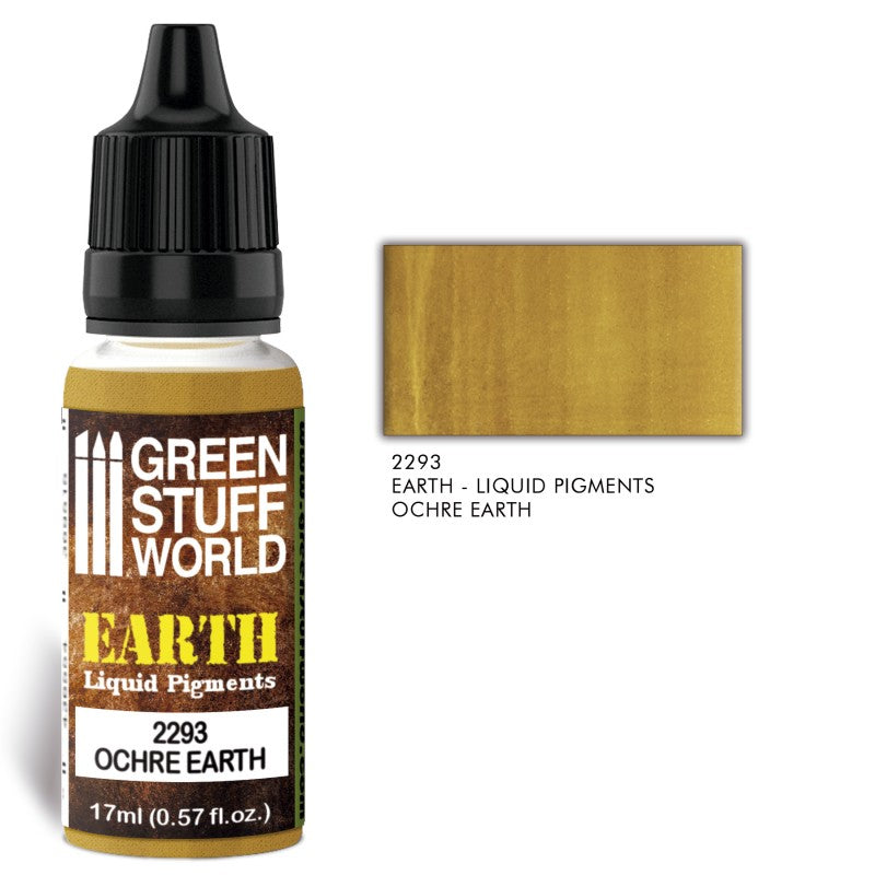 Green Stuff World: Liquid Pigments Ochre Earth Paint, Tools and Bases Green Stuff World   