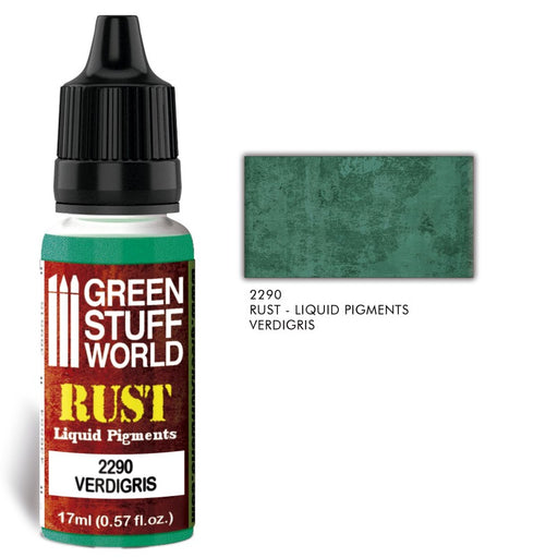 Green Stuff World: Liquid Pigments Verdigris Model Tools & Glue Green Stuff World