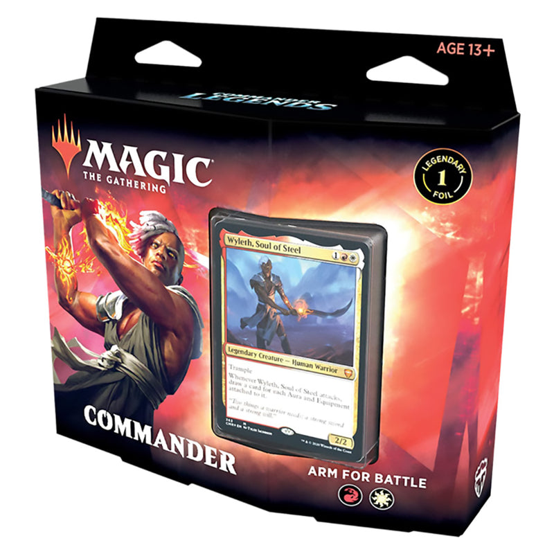 MTG Commander Legends Commander Deck: Arm For Battle MTG Sealed Wizards of the Coast   