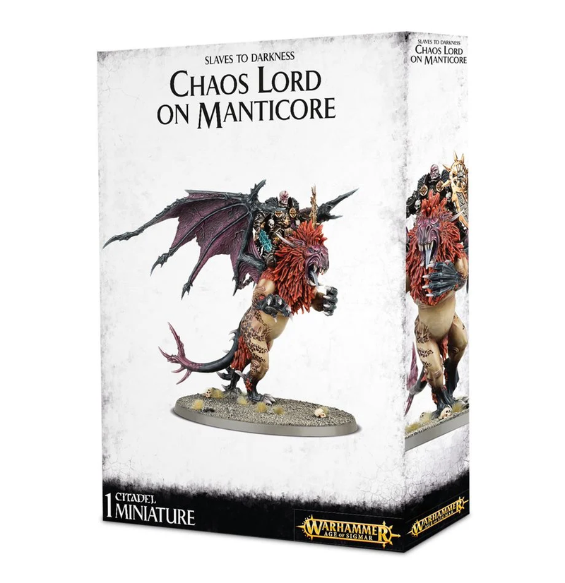 Slaves to Darkness: Chaos Lord on Manticore (Web Order)  Games Workshop Age of Sigmar Taps Games Edmonton Alberta