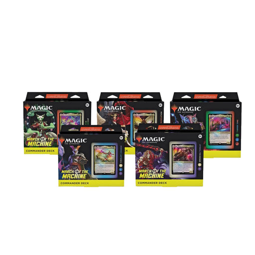 MTG March of the Machine Commander Deck (Set of 5) MTG Sealed Magic: The Gathering   