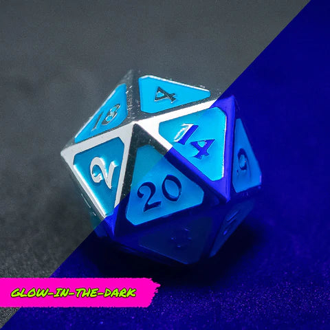 MultiClass Dire d20 - AfterDark Mythica Neon Rain Dice & Gaming Accessories Die Hard Dice