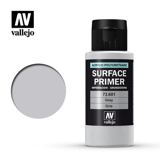 Vallejo: Surface Primer 73601 Grey Primer 60ml Model Paints Vallejo
