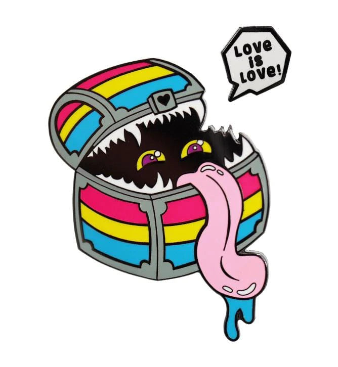 Pansexual Pride Pin - Trans Stickers, Pins & Patches Foam Brain Games