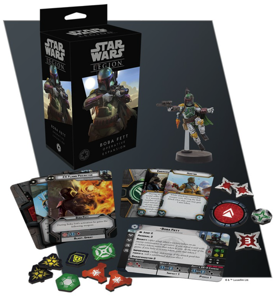 Boba Fett Operative Expansion Star Wars: Legion Fantasy Flight Games   