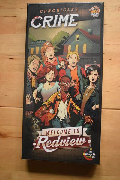 Chronicles Of Crime: Welcome to Redview  Lucky Duck Games Board Games Taps Games Edmonton Alberta