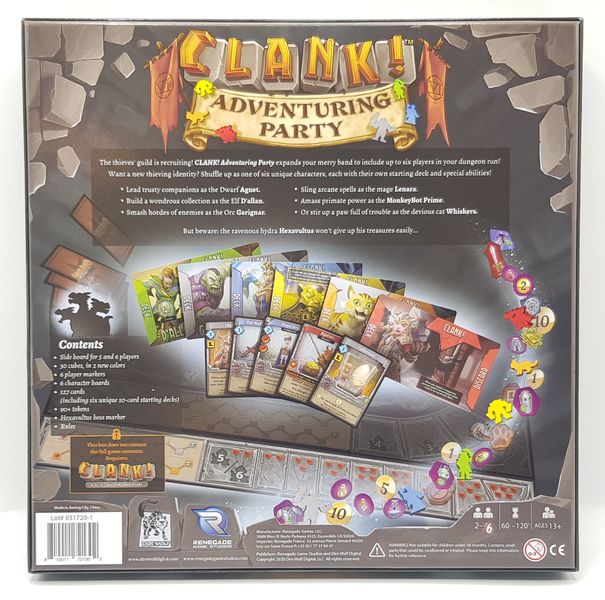 Clank! Adventuring Party Board Games Dire Wolf   