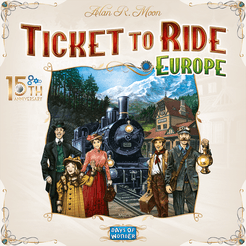 Ticket To Ride: Europe - 15Th Anniversary  Edition  Asmodee Board Games Taps Games Edmonton Alberta