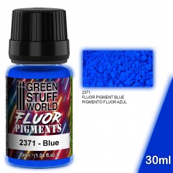 Green Stuff World: Pigment Fluor Blue Paint, Tools and Bases Green Stuff World   